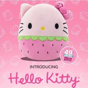 Hello Kitty Strawberry Squishmallow
